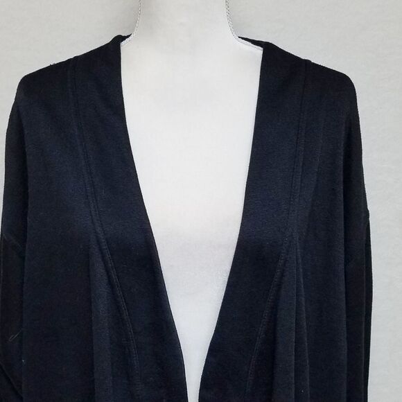 VINTAGE 90s Basic Editions Simple Black Button Down Cardigan 3X - Picture 7 of 14